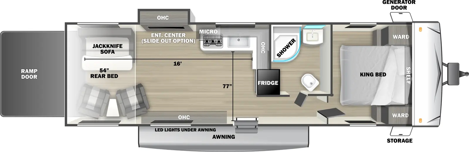 Sandstorm 2630SRE - DSO Floorplan